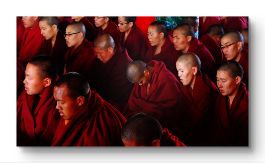 #PRINT - "Monks Praying in Kathmandu"