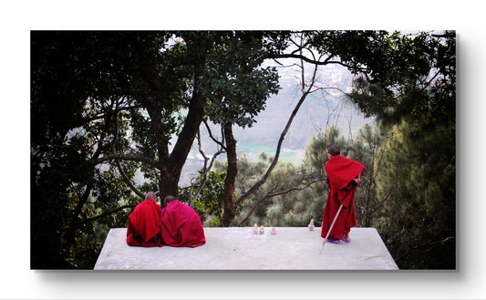 #PRINT - "Young Monks Playing"